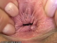 Blonde porn whore enjoys finger banging her wet cunt with multiple fingers in this insertion vid